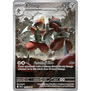 Scarlet & Violet - Black Bolt 143/086 - Bisharp [Illustration Rare]